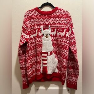 Alpaca Christmas Sweater